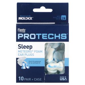 Flents Protechs, Sleep, Meteors Foam Ear Plugs, 10 Pairs
