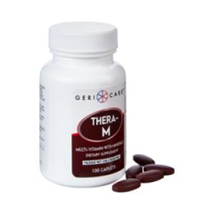 Geri-Care McKesson Multivitamin Supplement With Minerals Caplets, 100EA Per Bottle