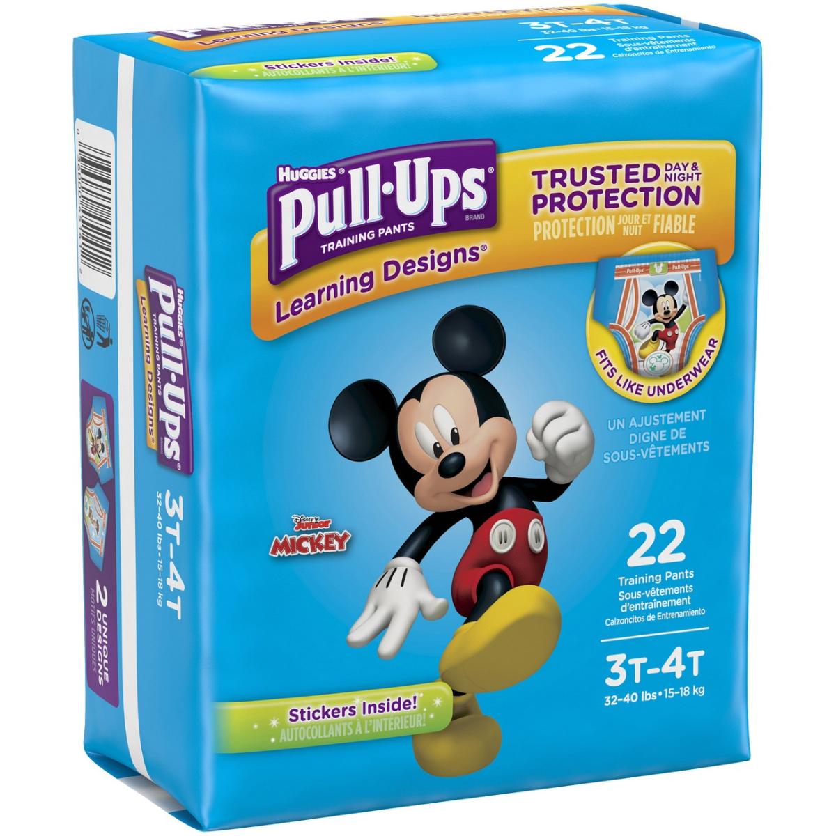 Huggies Pull-Ups 3T-4T (32-40 Lbs) Disney Junior Mickey Training Pants