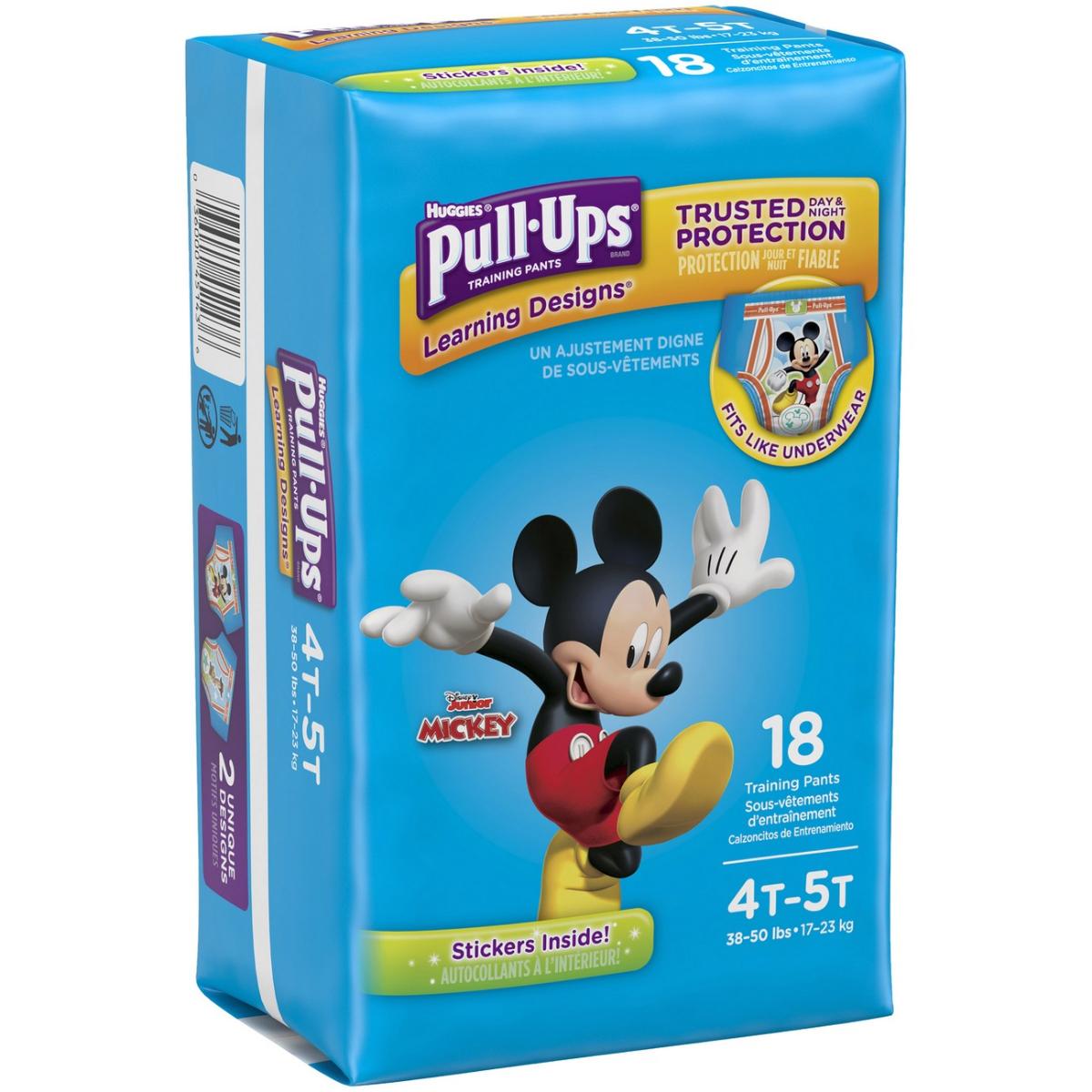 Huggies Pull-Ups Disney Junior Mickey 4T-5T (38-50 Lbs) Training Pants