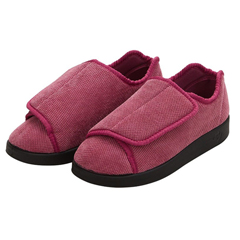 Silverts Slippers - Dusty Rose, Size 11 / 2X-Wide