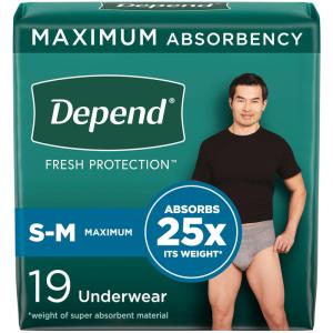 Depend Underwear For Men Small