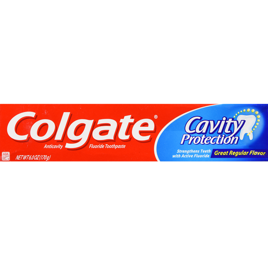 Colgate Great Regular Flavor Cavity Protection Anticavity Fluoride Toothpaste - 6 Ounce
