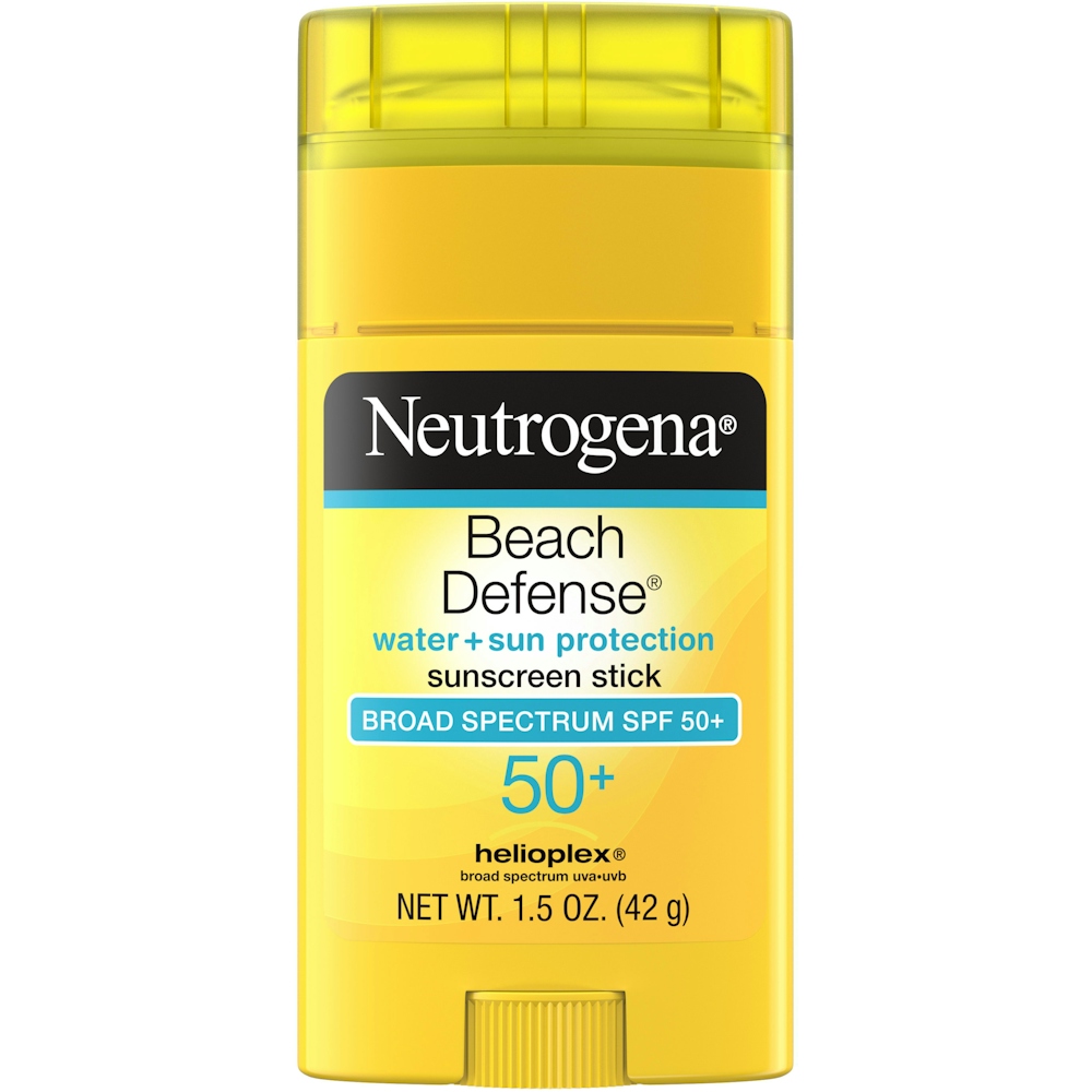 Neutrogena Sunscreen Stick, Water + Sun Protection, Broad Spectrum SPF 50+ 1.5 Oz