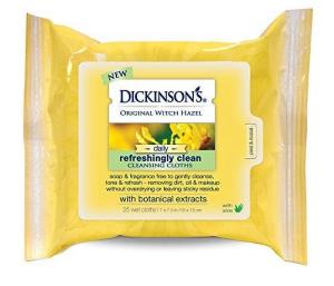 Dickinson Brands Witch Hazel Cleansing Clothes Size 25ct