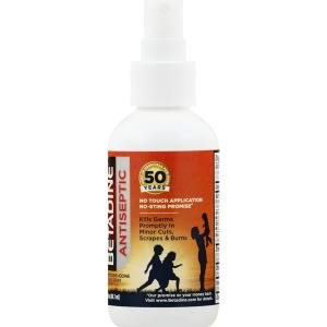 Betadine Antiseptic First Aid Spray, Povidone-Iodine 5
