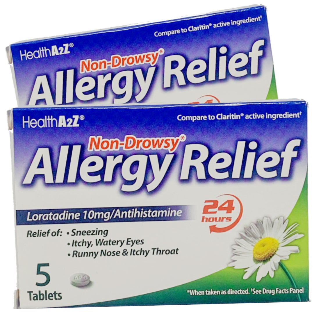 HealthA2Z Allergy Relief Tablets, Compare To Claritin