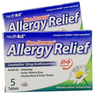HealthA2Z Allergy Relief Tablets, Compare To Claritin