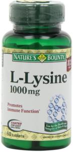 Nature's Bounty L-Lysine, 1000 Mg, Coated Tablets