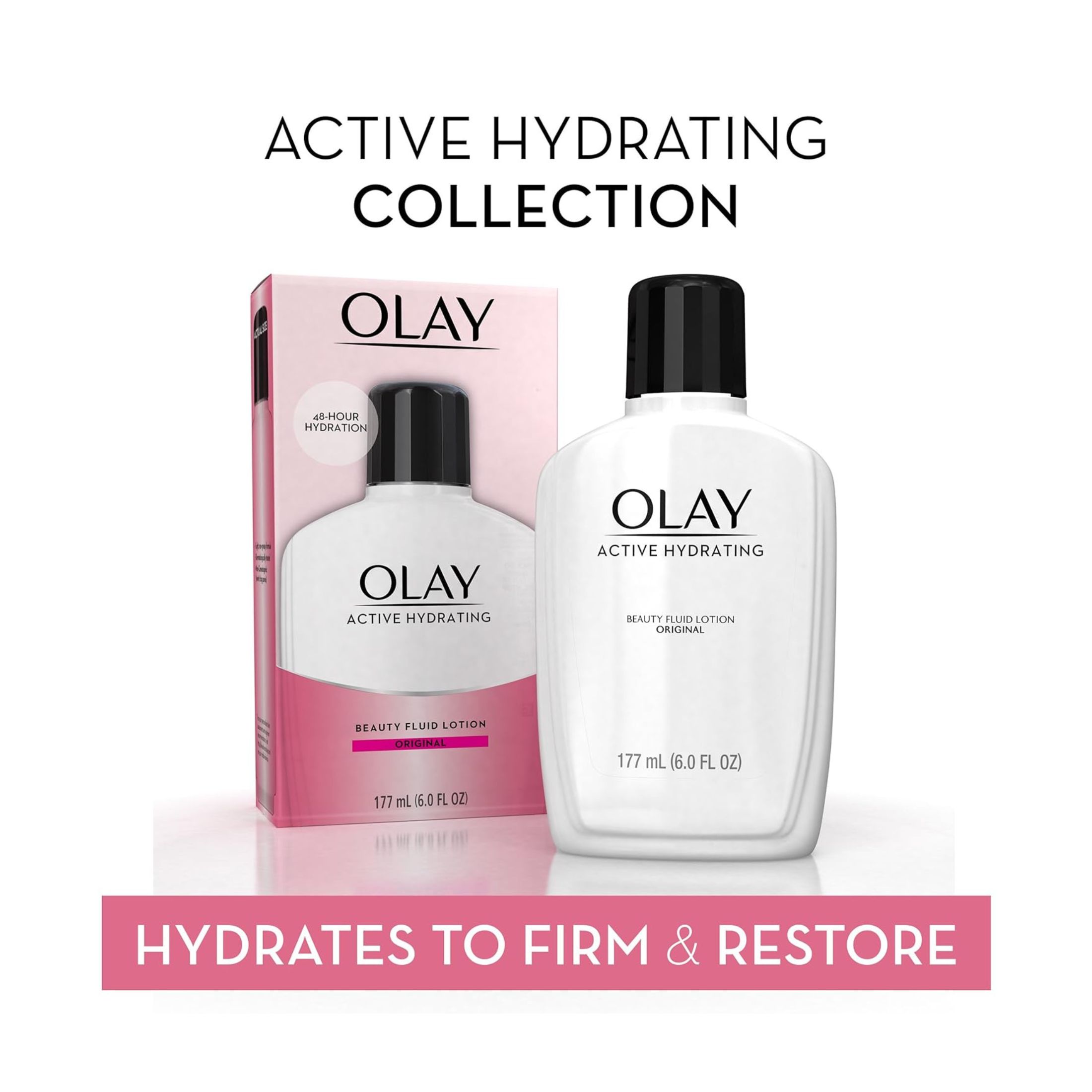 Olay Active Hydrating, Beauty Fluid Lotion, Original, 4 Fl Oz