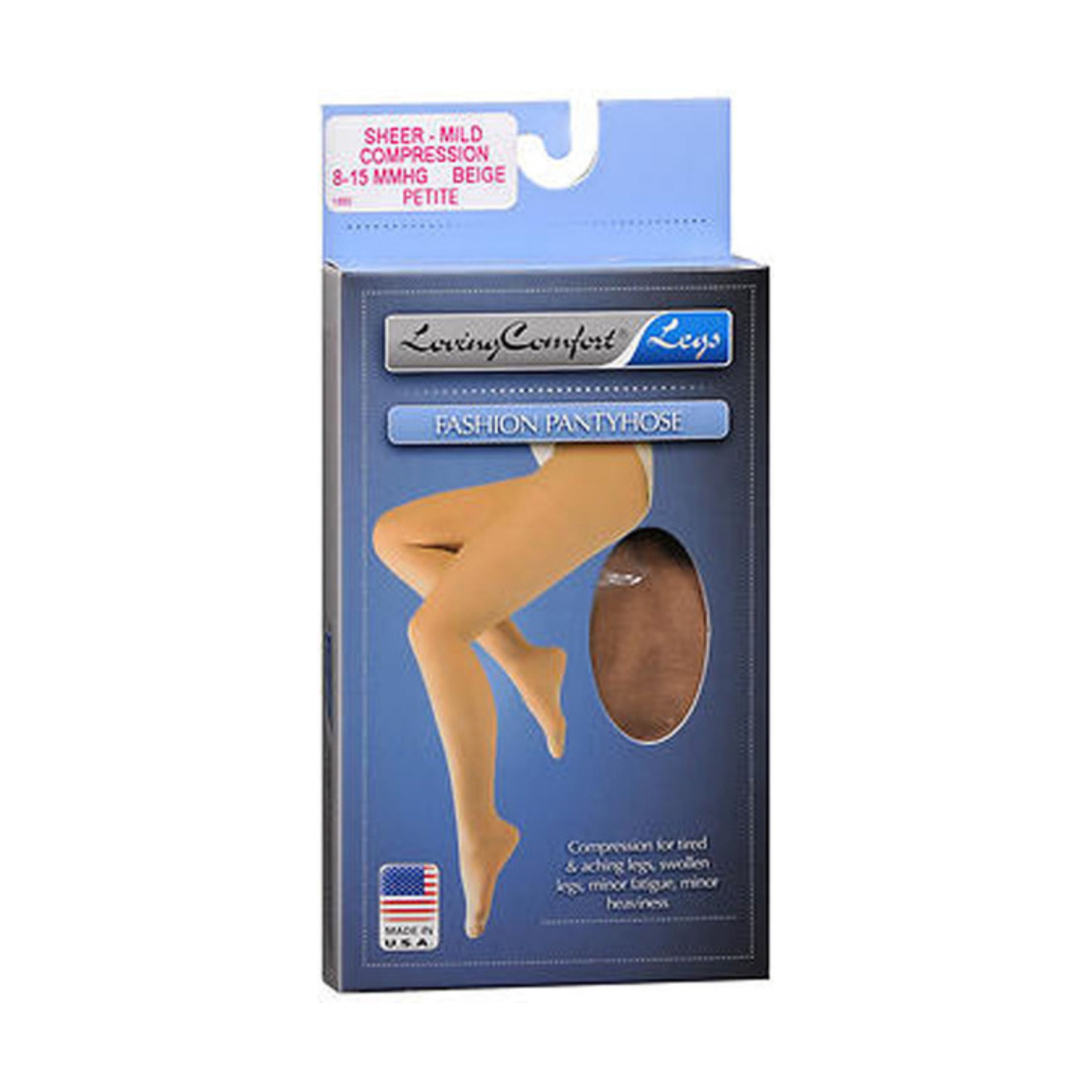 Loving Comfort Fashion Pantyhose Sheer Mild Beige Extra Tall - 1 Ea