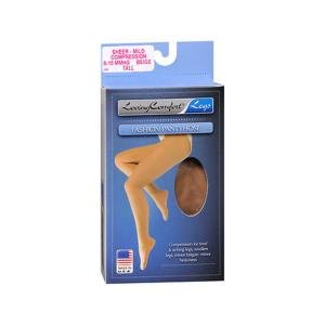 Loving Comfort Fashion Pantyhose Sheer Mild Beige Tall - 1 Ea